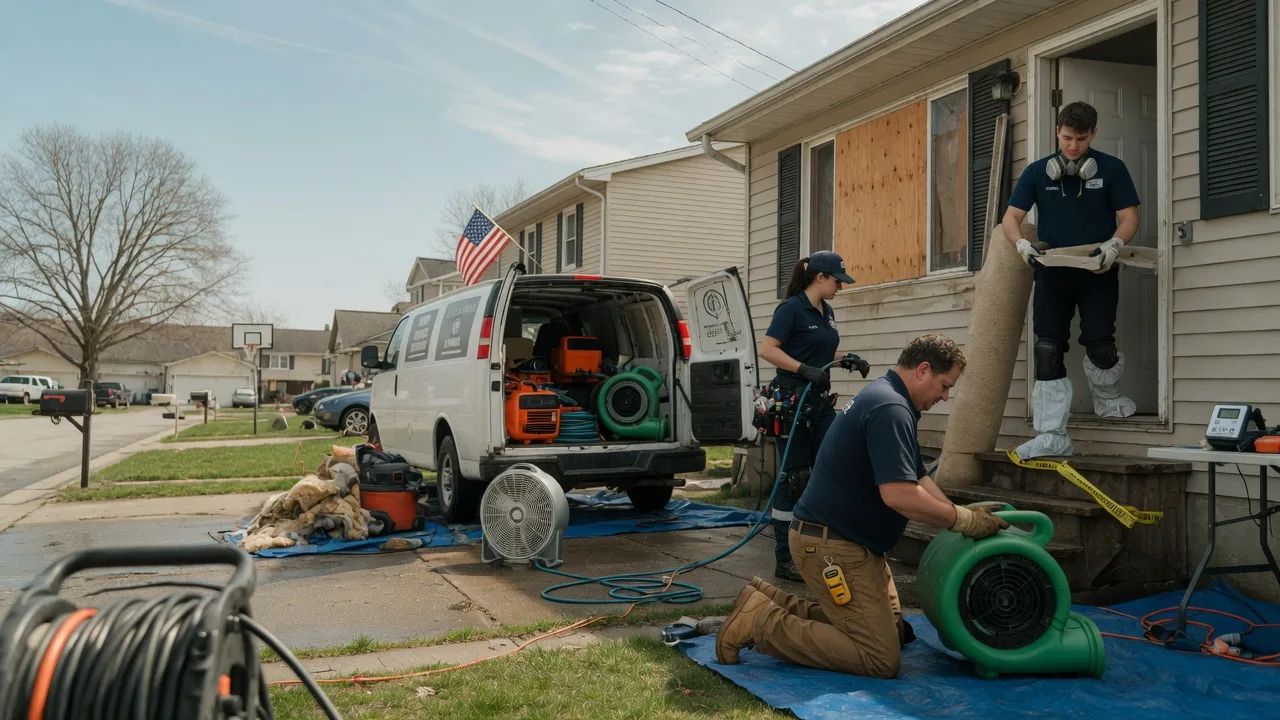 Water Damage Restoration in Utica, MI near me